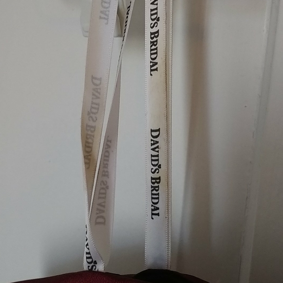 David's Bridal iridescent taffeta gown sz4 NWT - Picture 5 of 7